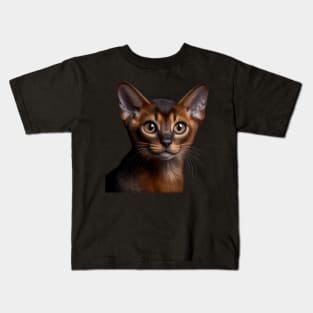 Abyssinian Cat - A Cute Gift Idea For All Cat Lovers And Cat Moms Kids T-Shirt